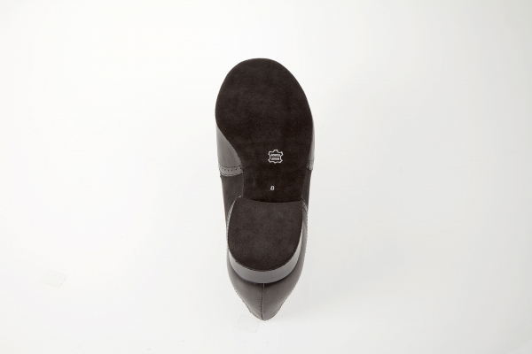 Diamant 089-026-145 Mod. 089 mens dance shoes width K for extra wide feet heel 2 cm black leather / black nubuk leather