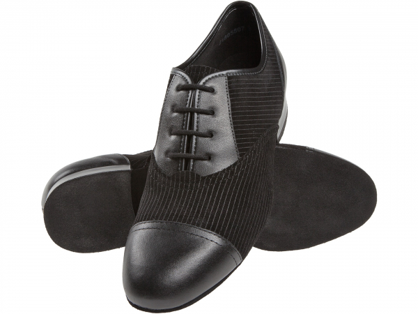Diamant 077 075 165 Mod. 077 mens dance shoes width G regular heel 2 cm black leather / black laser suede
