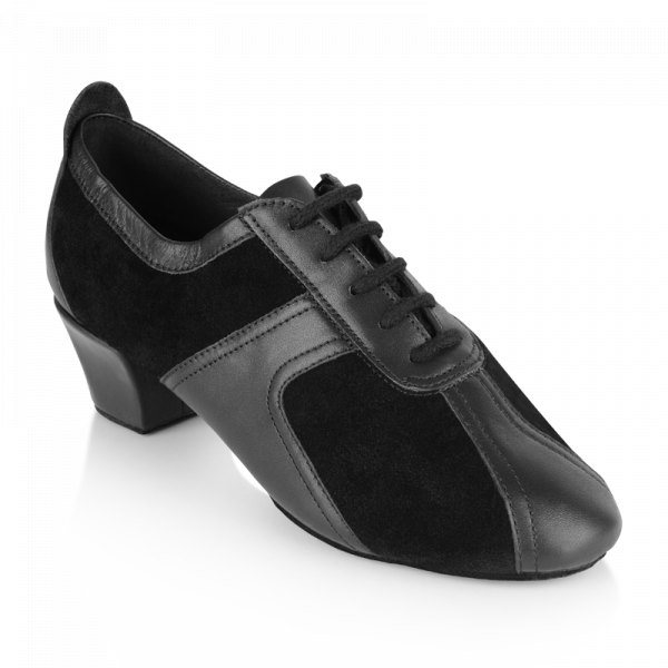 Ray Rose 410 Breeze | Black Suede/Black Leather | Practice Dance Shoes