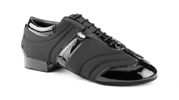 Portdance PD Pietro Braga black lycra/patent nubuck sole