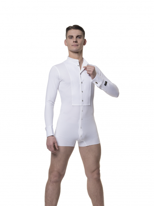 RS Atelier Nero easy button stretch shirt white