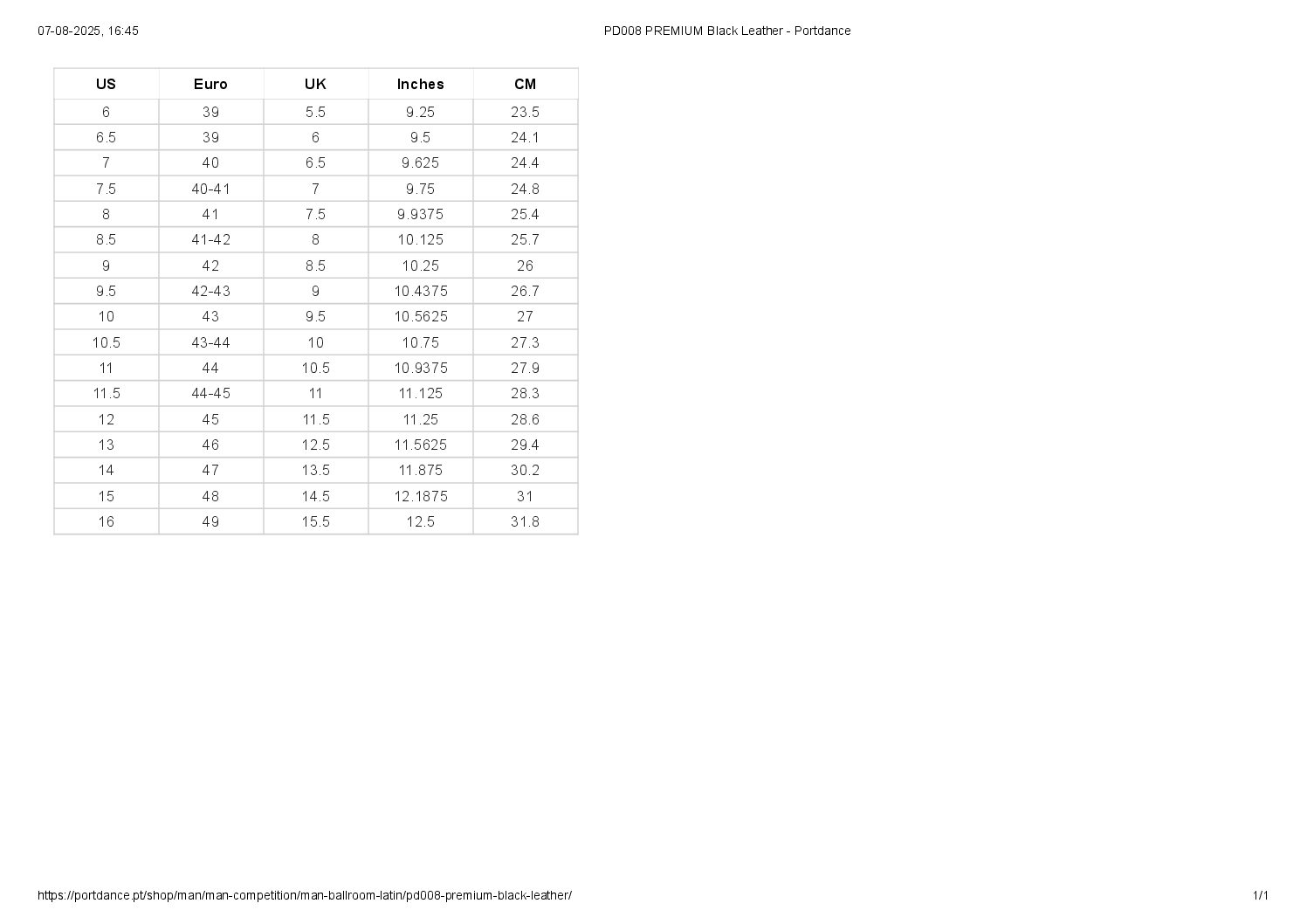 PD008 PREMIUM Black Leather – Portdance