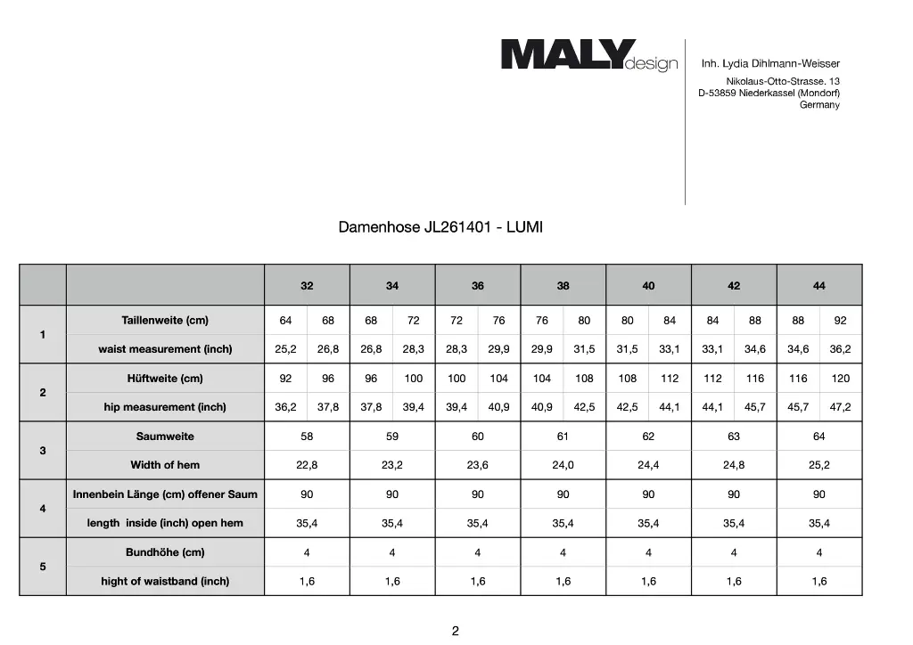 MALY_Masstabelle_LUMI_JL261401