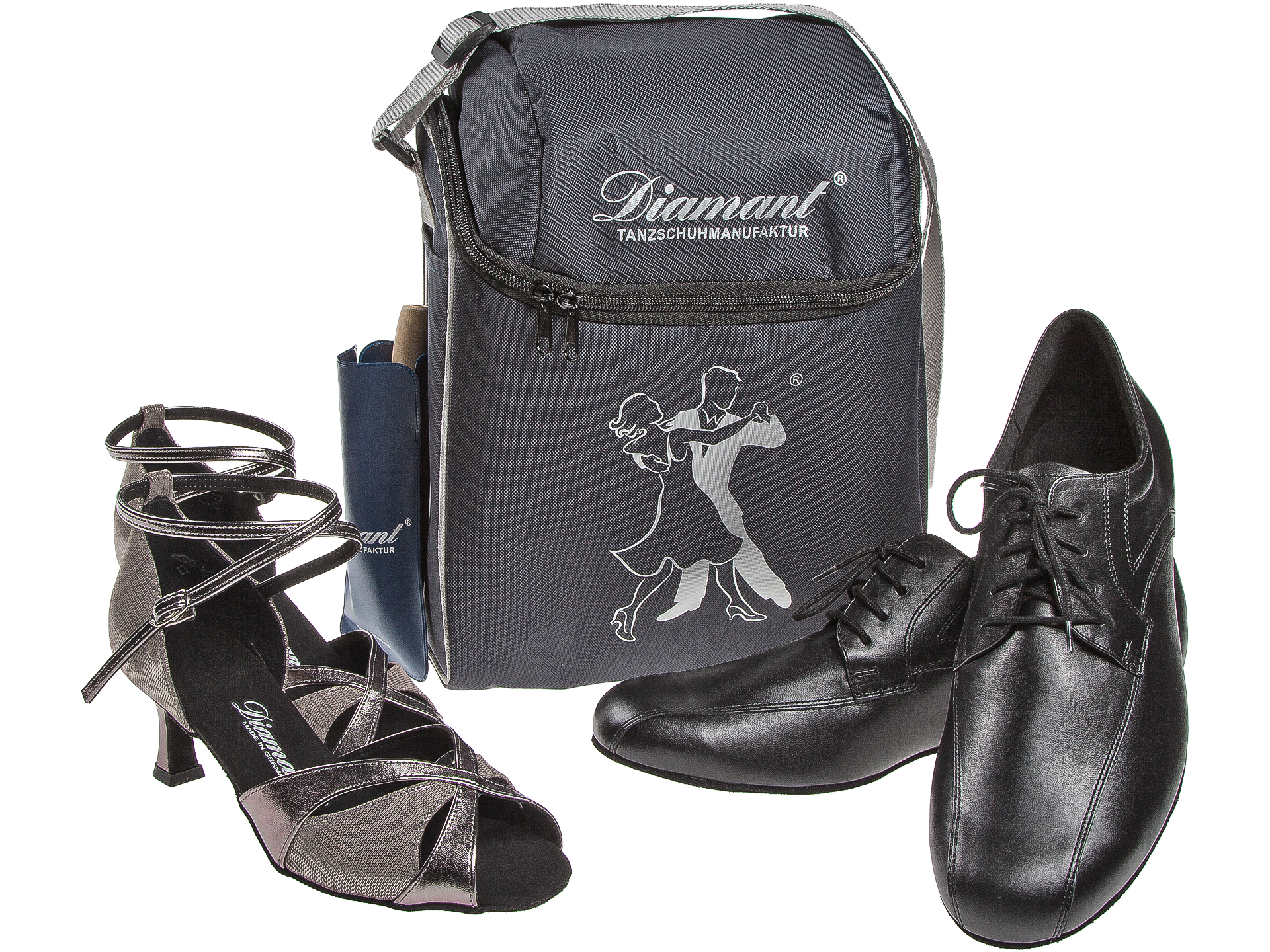 Diamant Schoenentas voor 1–2 paar schoenen – Diamant Blauw – HW03984 - Afbeelding 2
