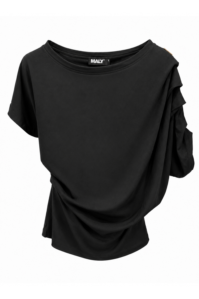 MALY Dames Tanzshirt SARA Zwart – Model MF231103 - Afbeelding 8