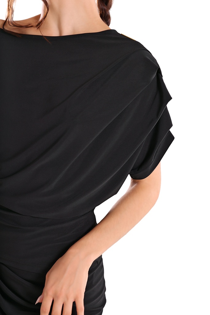 MALY Dames Tanzshirt SARA Zwart – Model MF231103 - Afbeelding 5